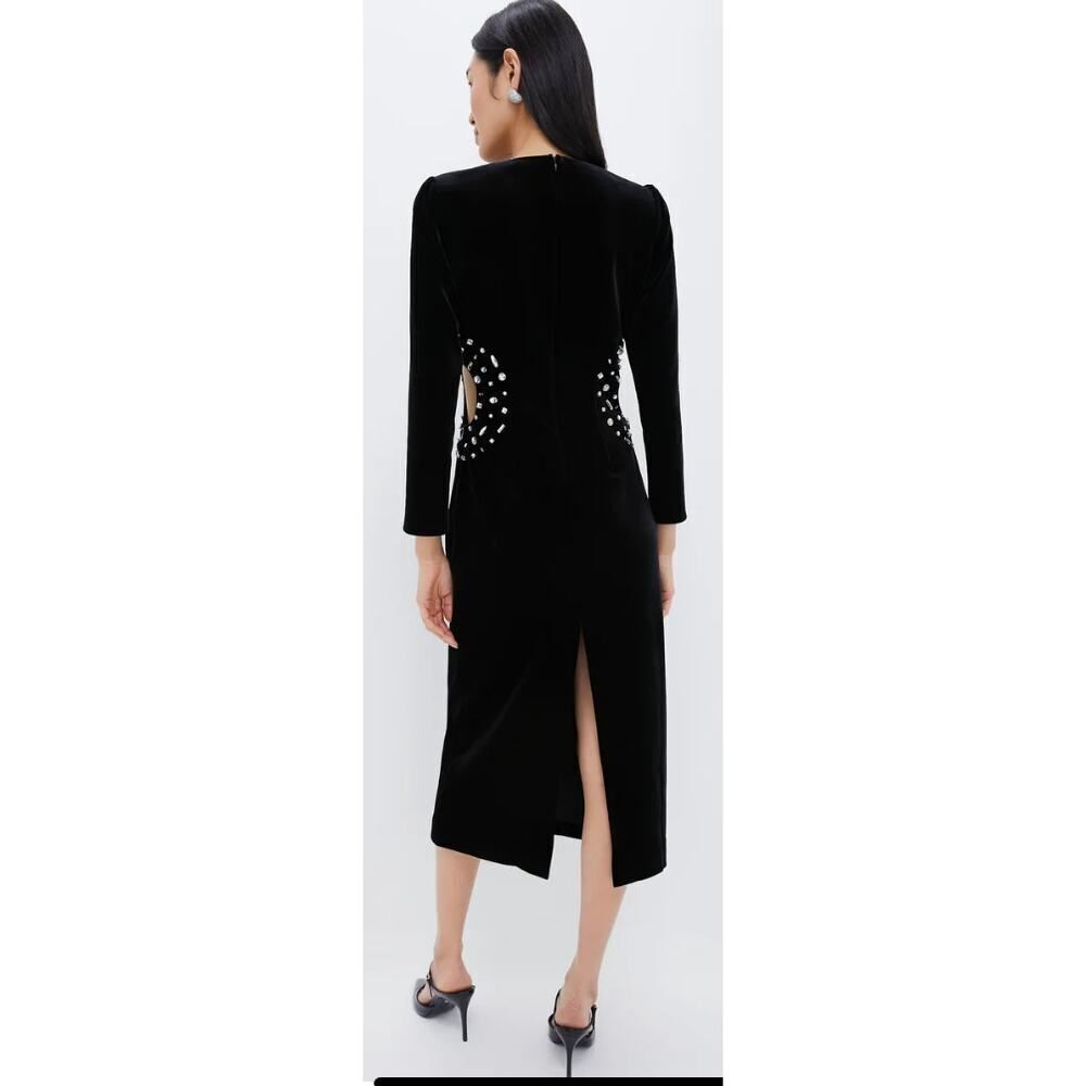 Tuckernuck Hyacinth House Jules Velvet Midi Dress – Women’s Size M - Picture 2 of 9